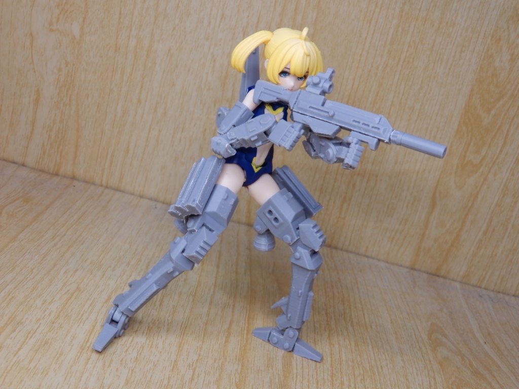 メガミシャーシキット用装備セット(STLデータ)