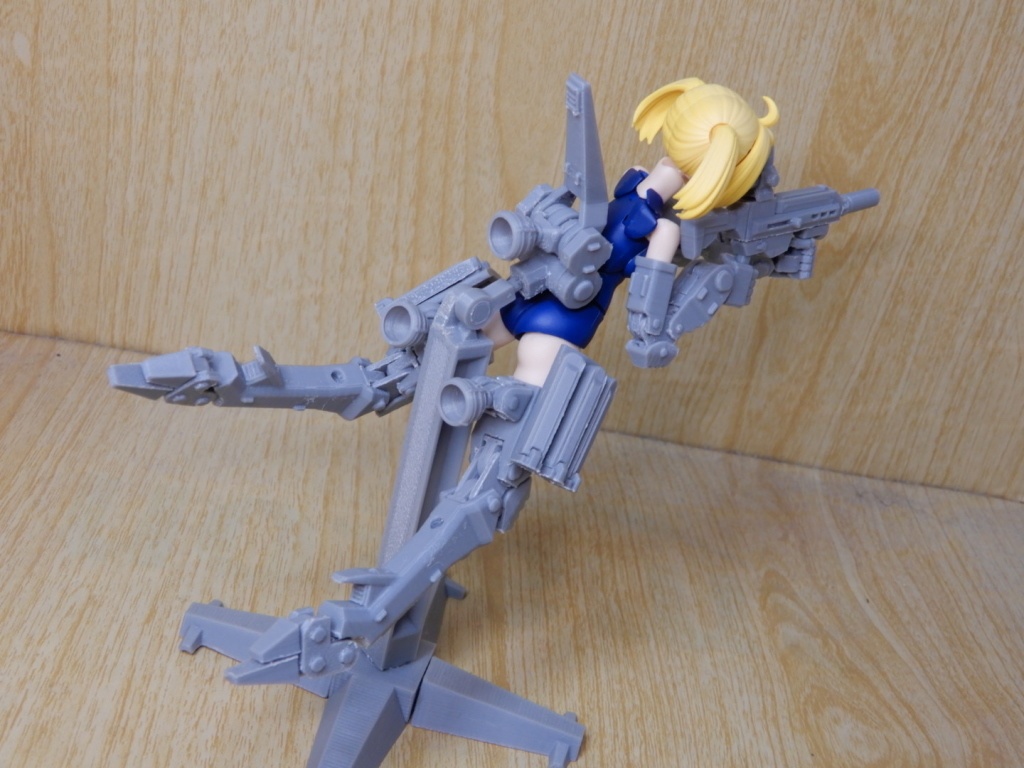 メガミシャーシキット用装備セット(STLデータ)