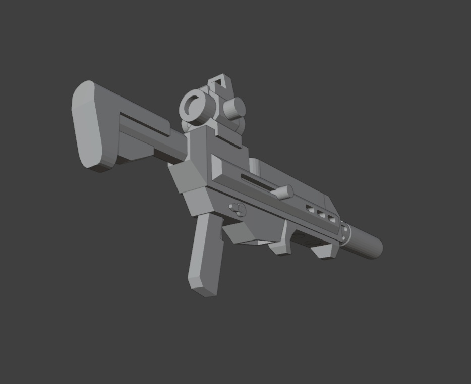 メガミシャーシキット用装備セット(STLデータ)