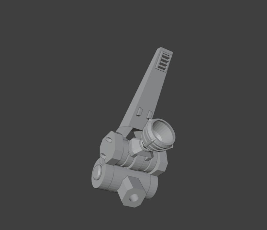 メガミシャーシキット用装備セット(STLデータ)