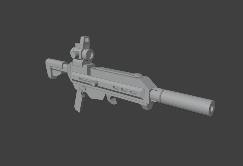 メガミシャーシキット用装備セット(STLデータ)