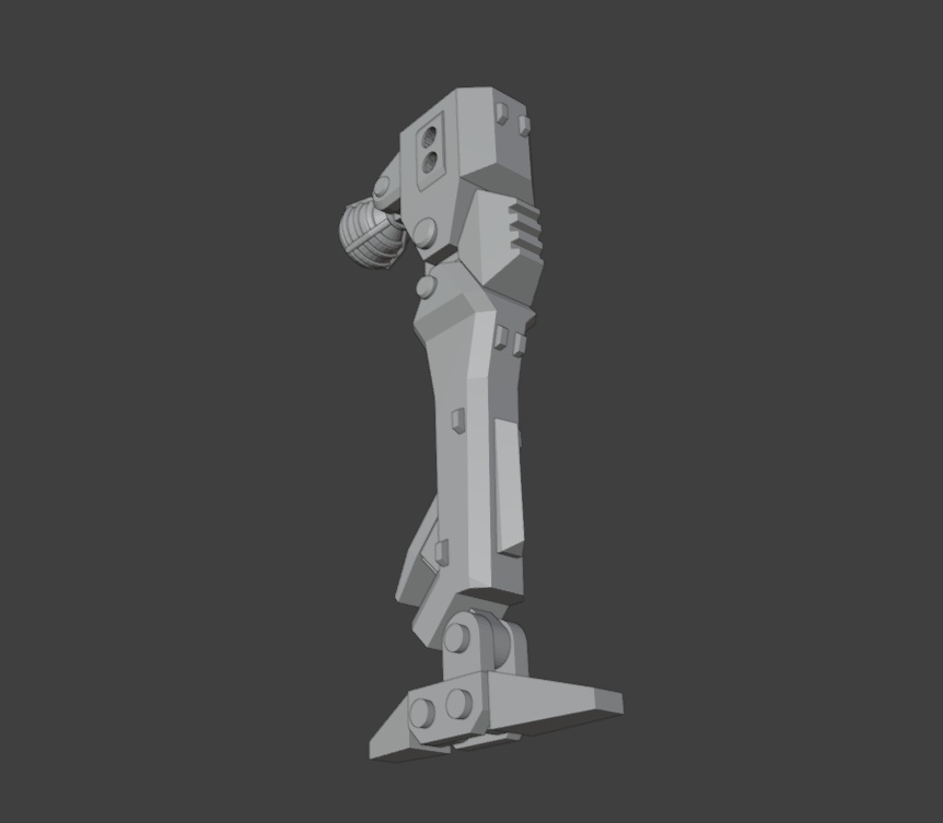 メガミシャーシキット用装備セット(STLデータ)