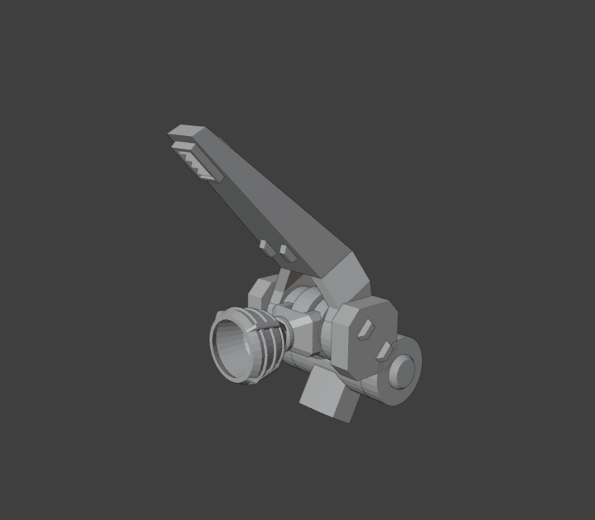 メガミシャーシキット用装備セット(STLデータ)