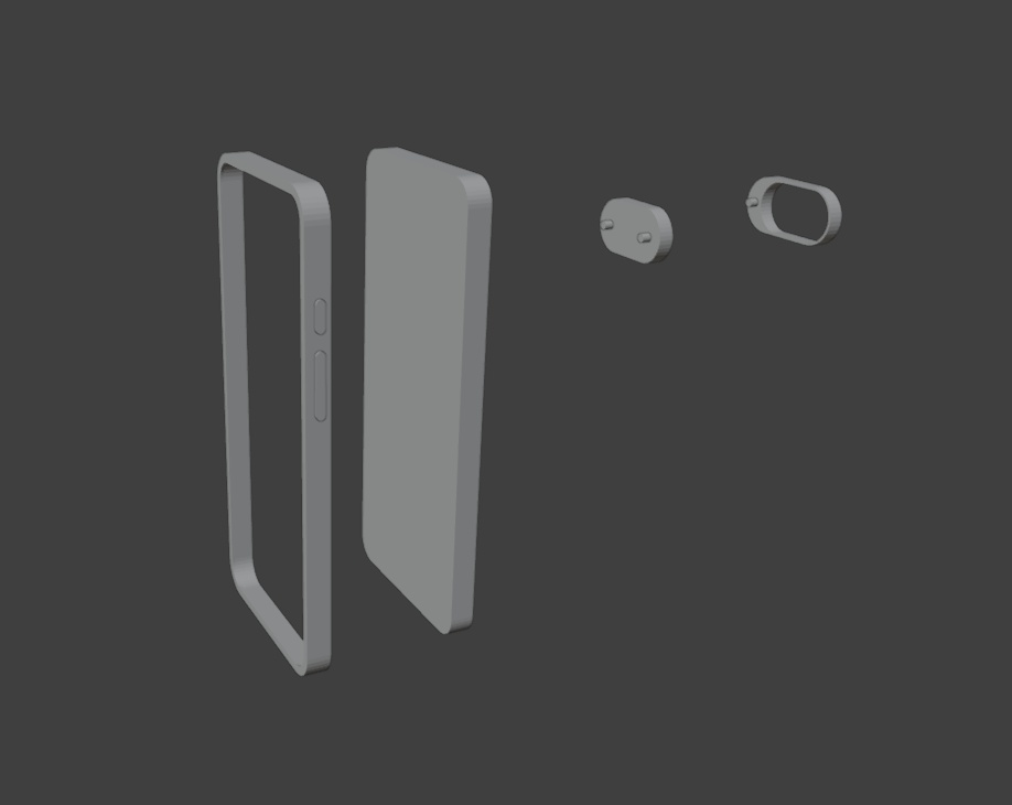 スマートフォン型フォトフレーム(STLデータ)