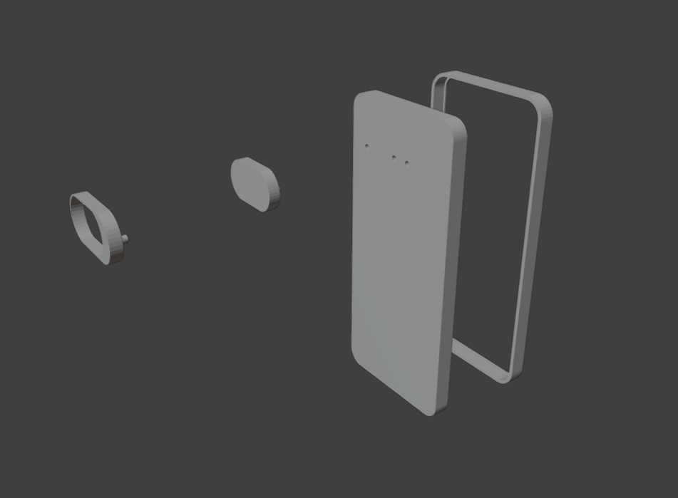 スマートフォン型フォトフレーム(STLデータ)