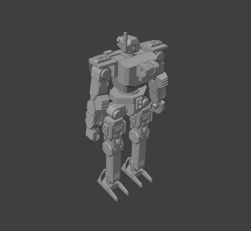 キロタンゴ式ロボ(STLデータ)