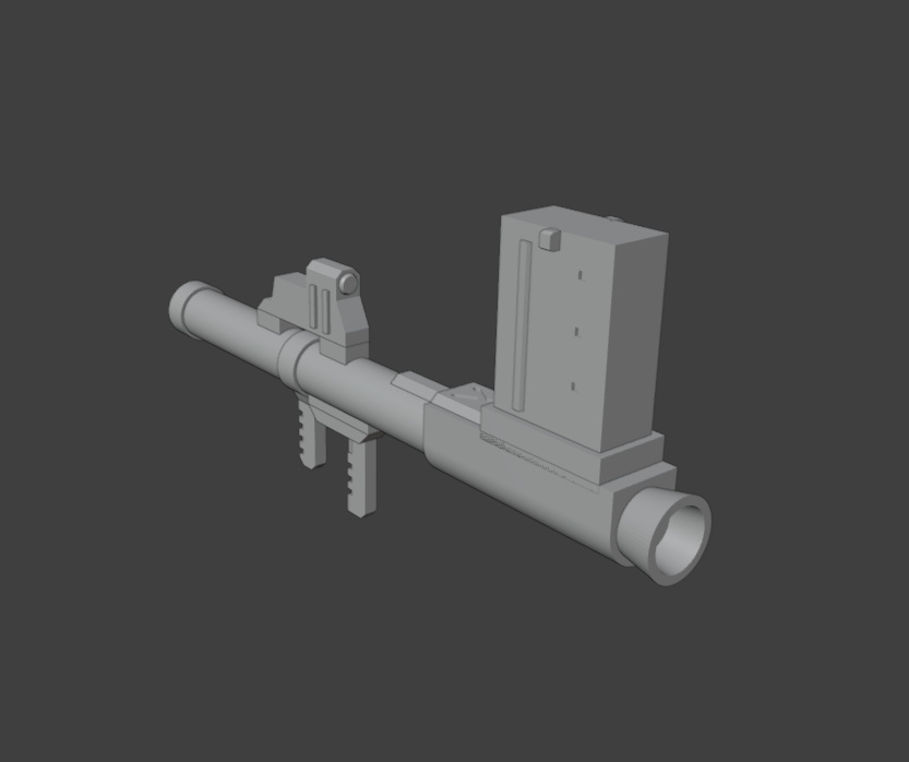 キロタンゴ式ロボ用追加装備:重攻撃装備(STLデータ)