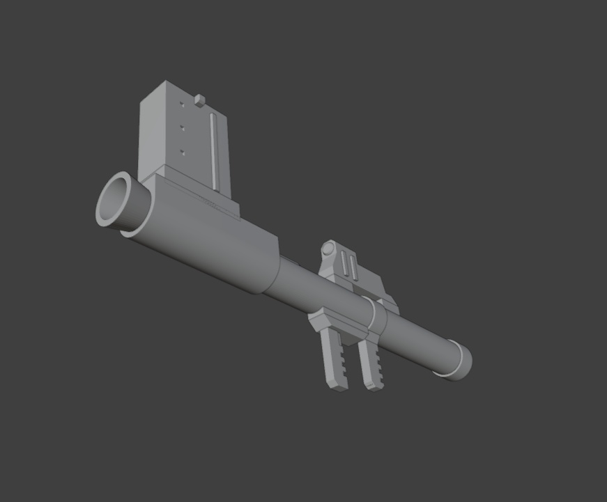 キロタンゴ式ロボ用追加装備:重攻撃装備(STLデータ)