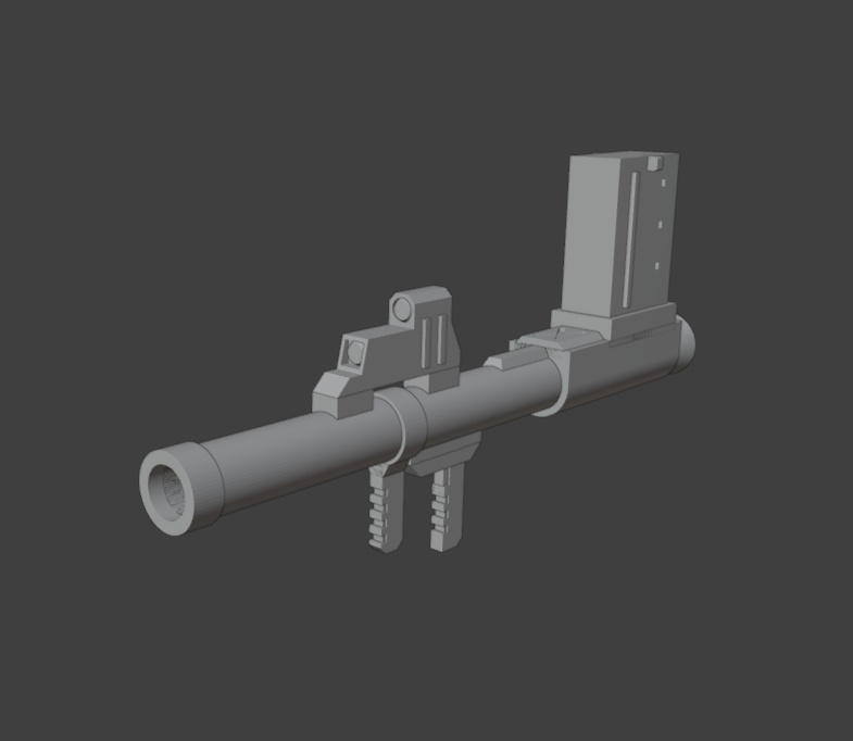 キロタンゴ式ロボ用追加装備:重攻撃装備(STLデータ)