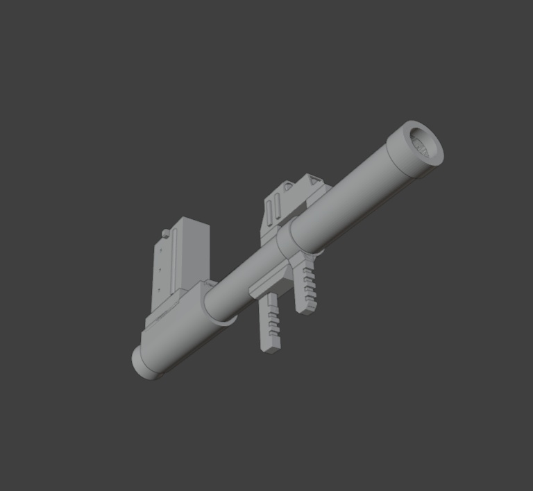 キロタンゴ式ロボ用追加装備:重攻撃装備(STLデータ)