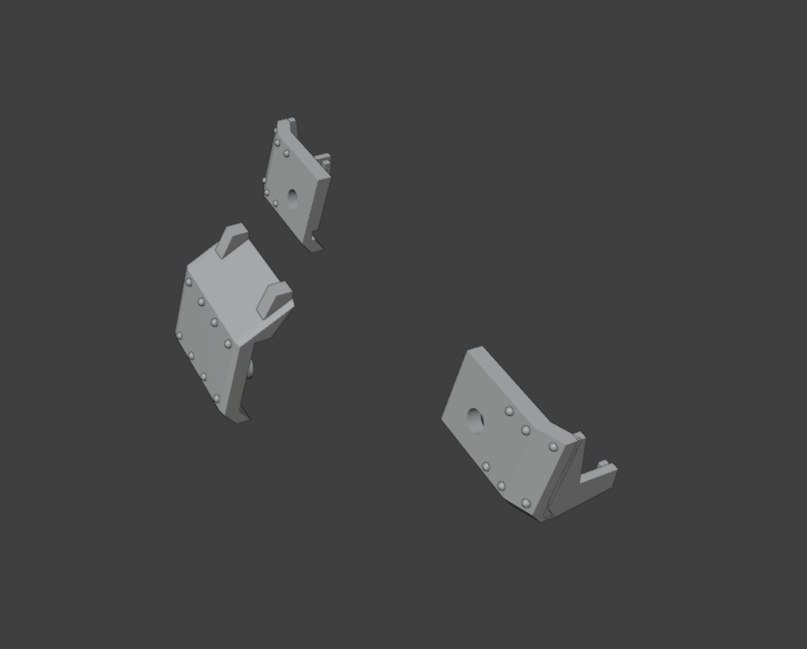 キロタンゴ式ロボ用追加装備:重攻撃装備(STLデータ)
