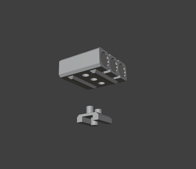 キロタンゴ式ロボ用追加装備:重攻撃装備(STLデータ)