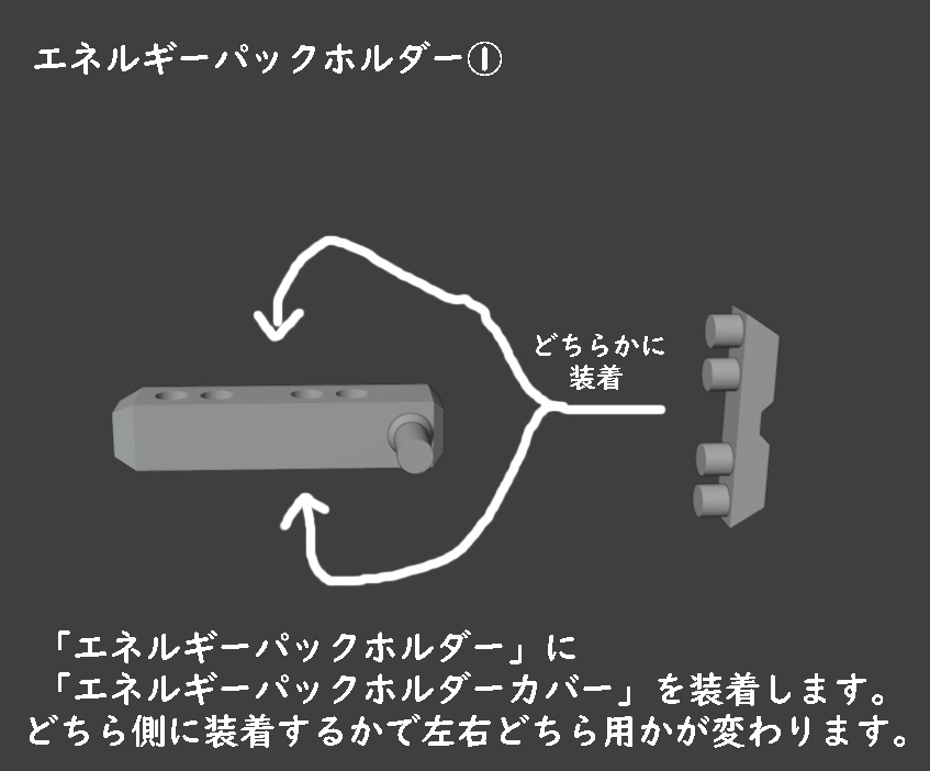 メガミ用空間戦闘装備セット(STLデータ)