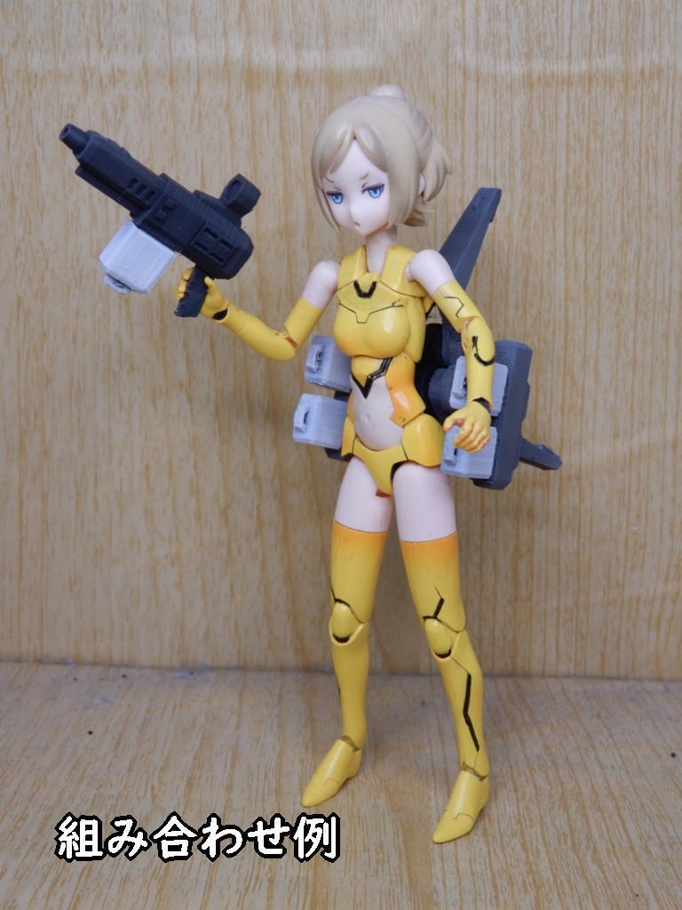 メガミ用空間戦闘装備セット(STLデータ)