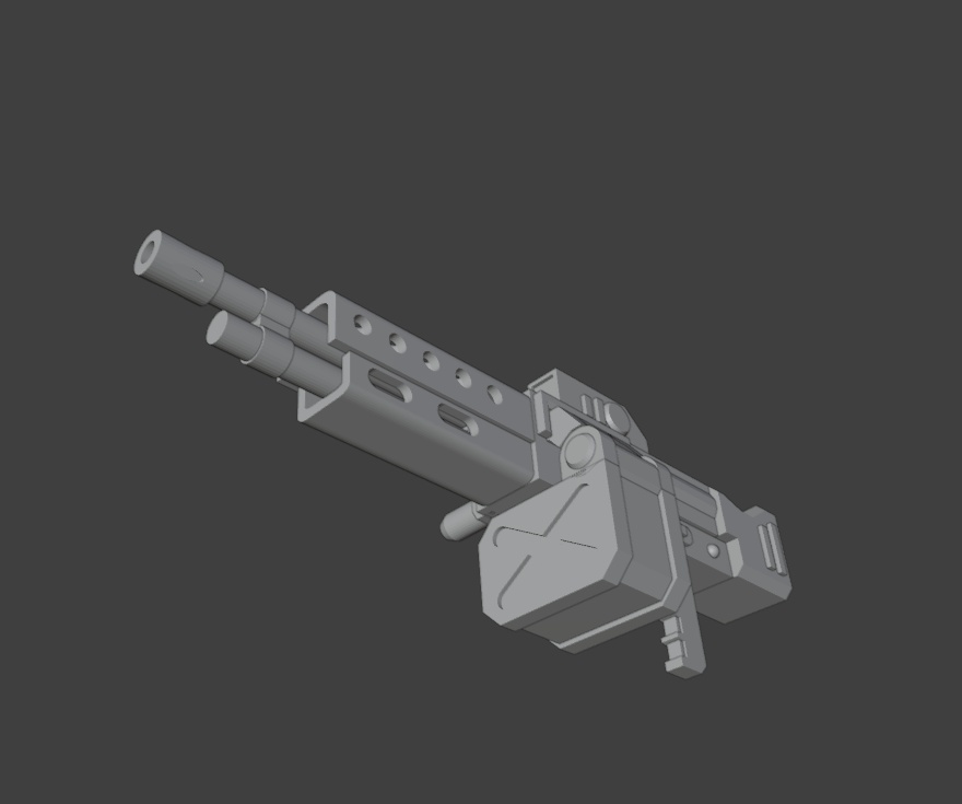 メカマシンガン2(STLデータ)