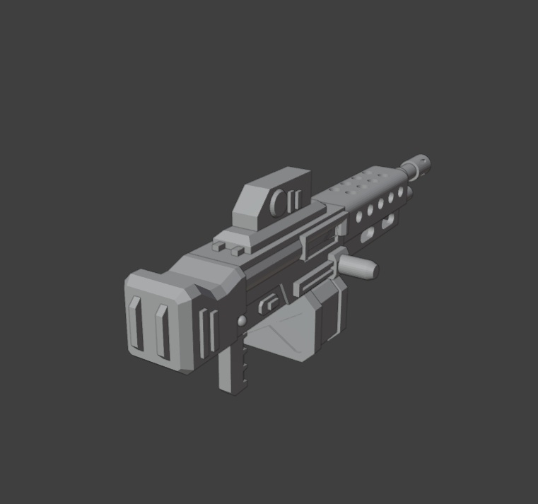 メカマシンガン2(STLデータ)