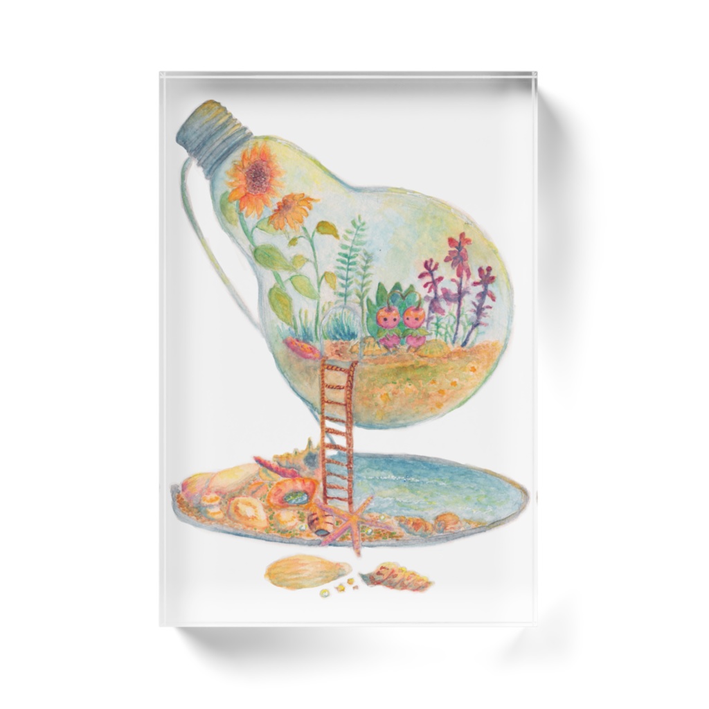 アクリルブロック『小さな世界の夏』