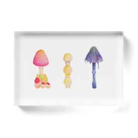 アクリルブロック『3種のキノコ』全2種