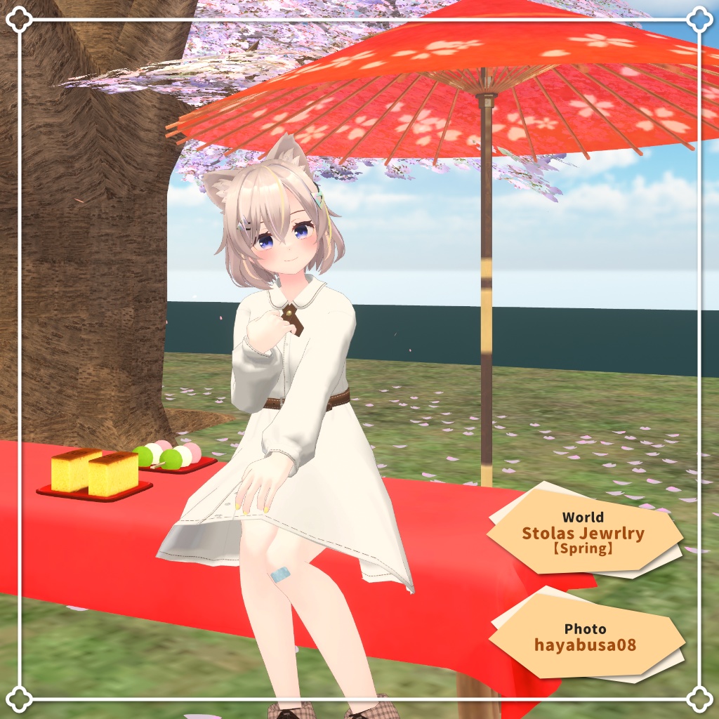 【4アバター対応】ウエストマークワンピース【PB設定済み】