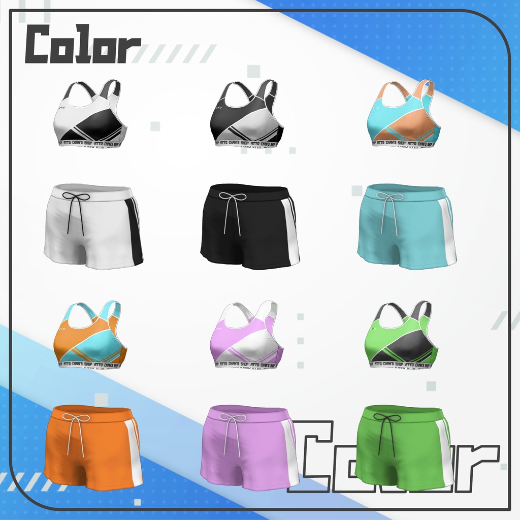 【7アバター対応】シースルータンキニ【PB設定済み】