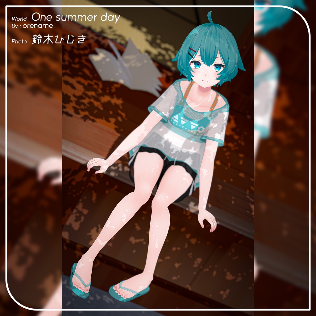 【7アバター対応】シースルータンキニ【PB設定済み】