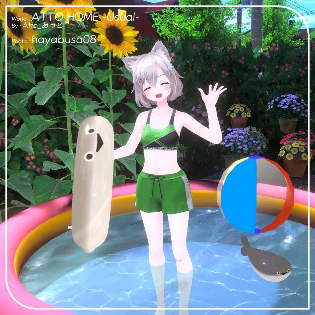 【7アバター対応】シースルータンキニ【PB設定済み】