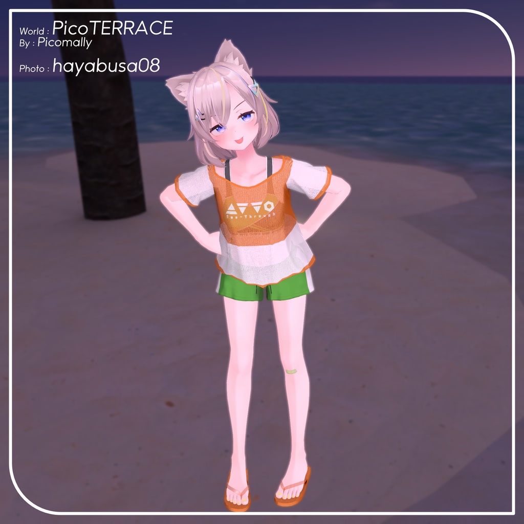 [6 avatar compatible] see-through tankini [PB set up].