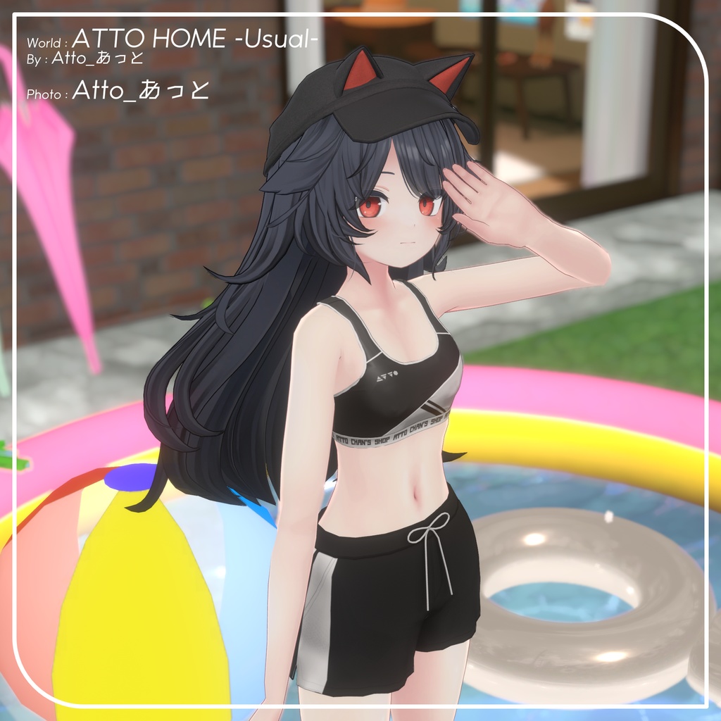 【7アバター対応】シースルータンキニ【PB設定済み】