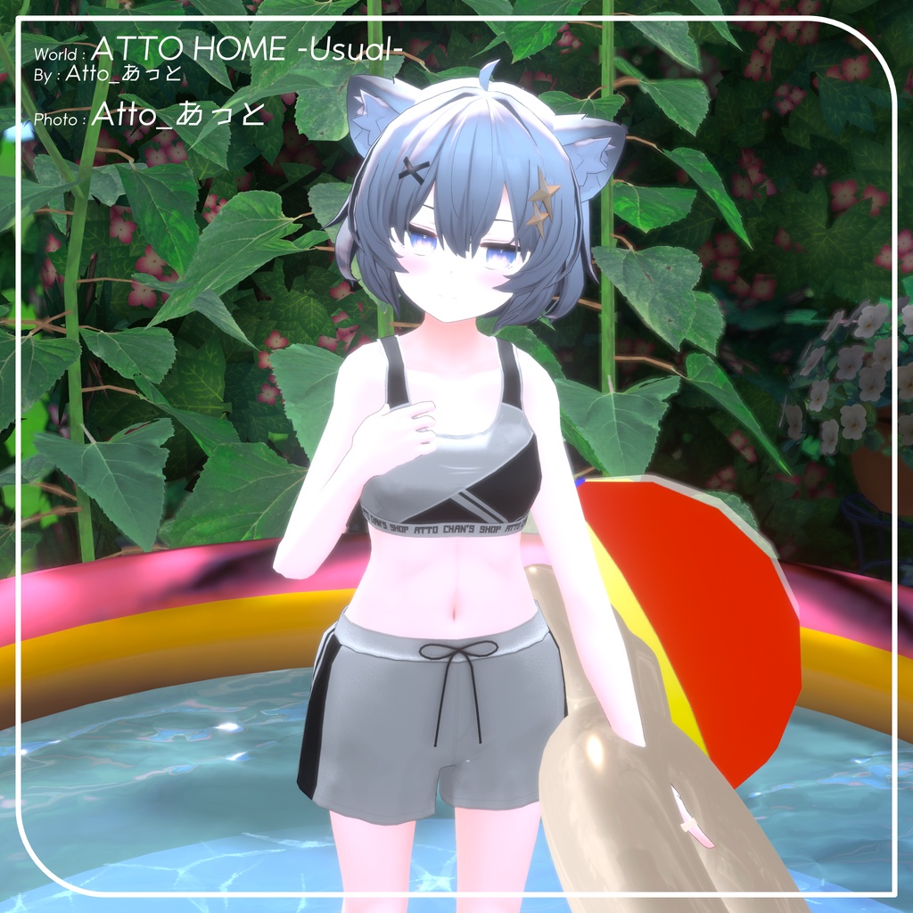 【7アバター対応】シースルータンキニ【PB設定済み】