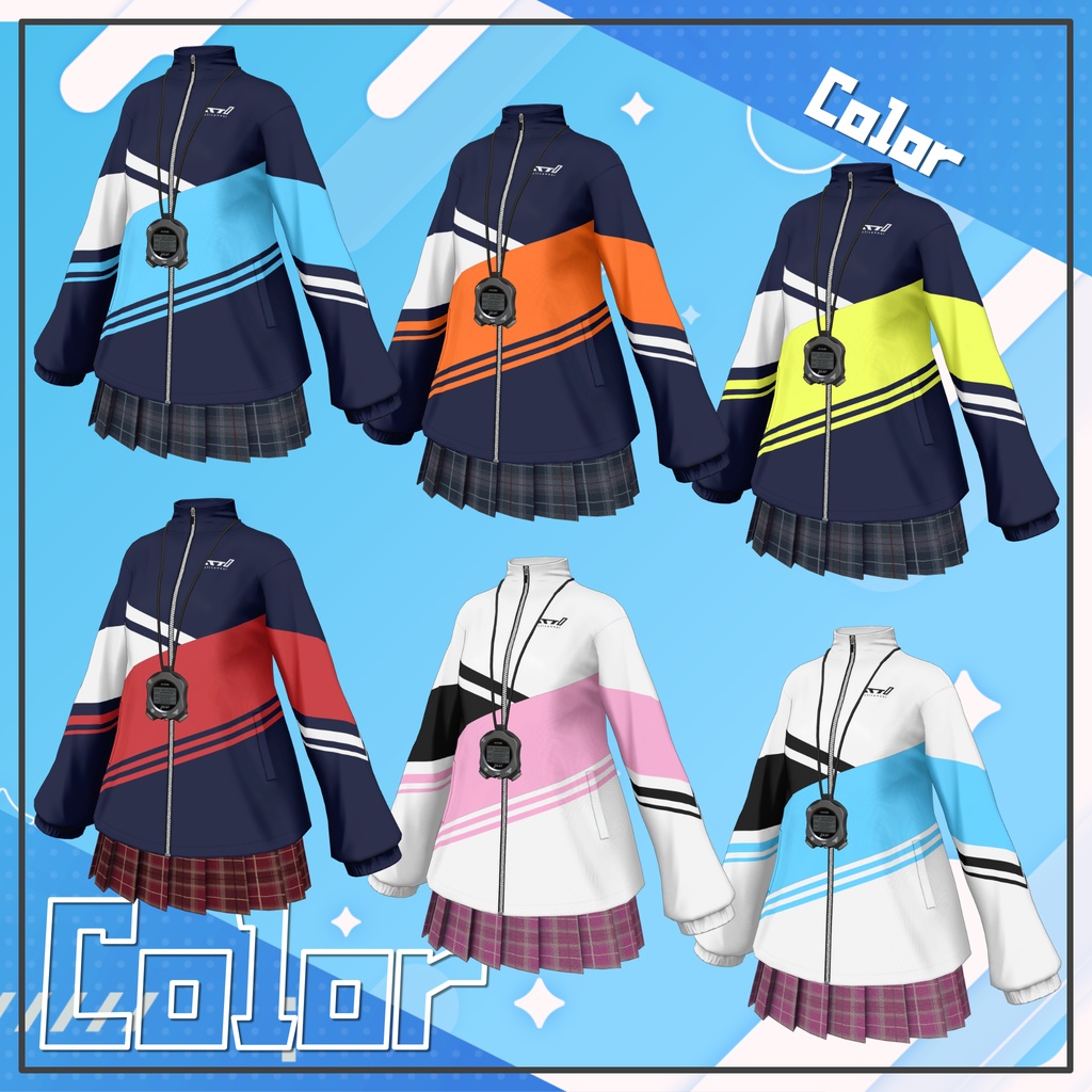 【9アバター対応】部活のマネージャースタイル【PB設定済み】