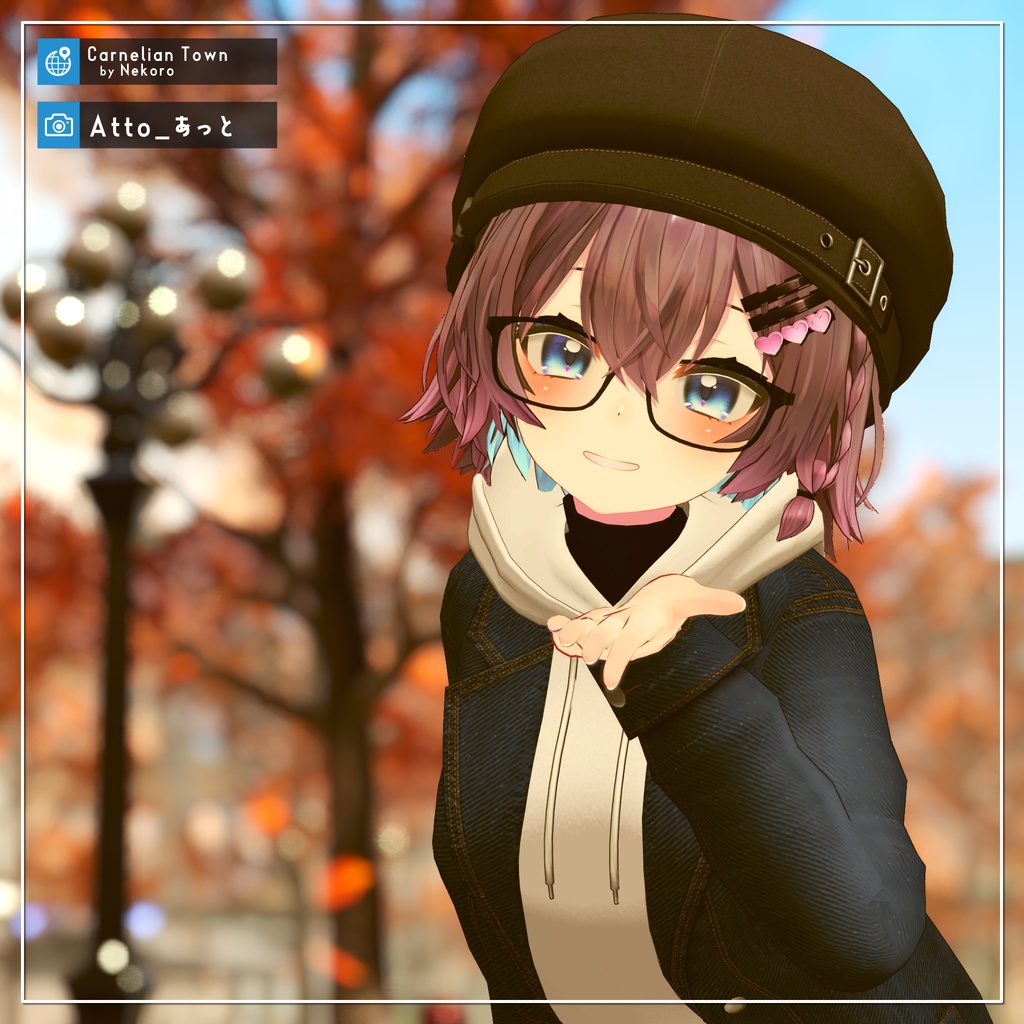 【9アバター対応】お忍びごっこジャケットコーデ【PB設定済み】