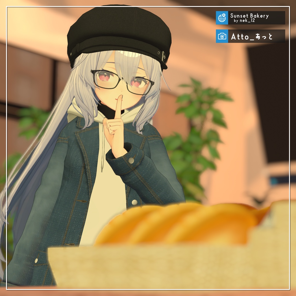 【9アバター対応】お忍びごっこジャケットコーデ【PB設定済み】