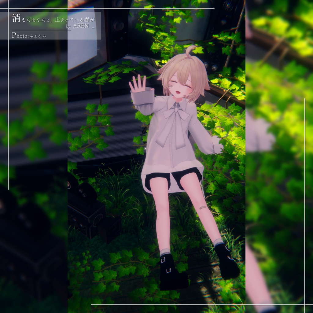 【7アバター対応】大きめニット&Yシャツコーデ【PB設定済み】