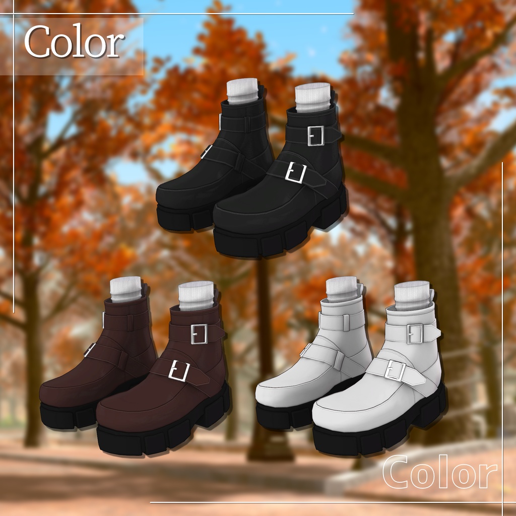 【7アバター対応】大きめニット&Yシャツコーデ【PB設定済み】