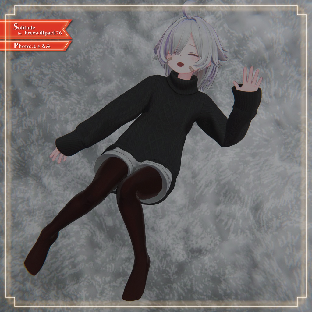 【8アバター対応】あったかタートルネック&お出かけコートセット【PB設定済み】