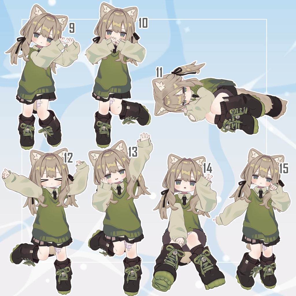 【無料版あり】Sweet on me♡ POSE SET ✨20+3✨ 【kipfel】