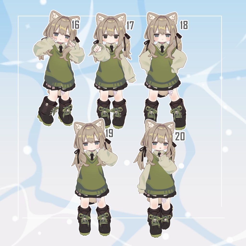 【無料版あり】Sweet on me♡ POSE SET ✨20+3✨ 【kipfel】