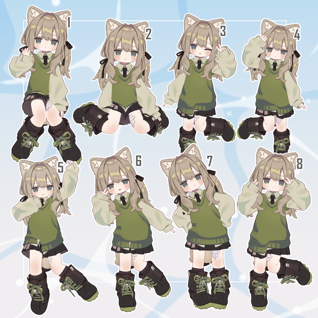 【無料版あり】Sweet on me♡ POSE SET ✨20+3✨ 【kipfel】
