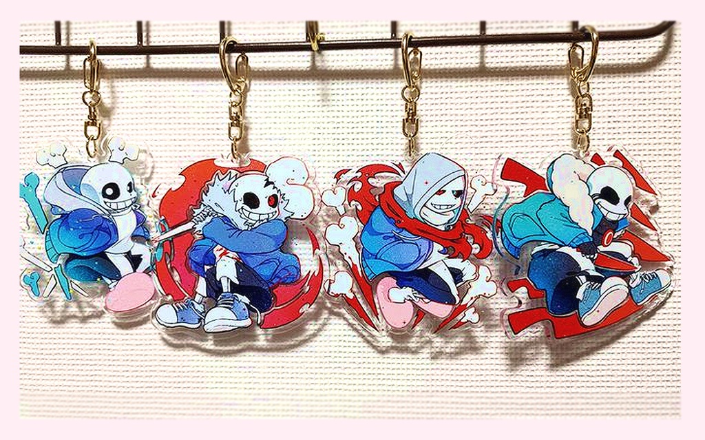 サンズ・継続組アクリルキーホルダー