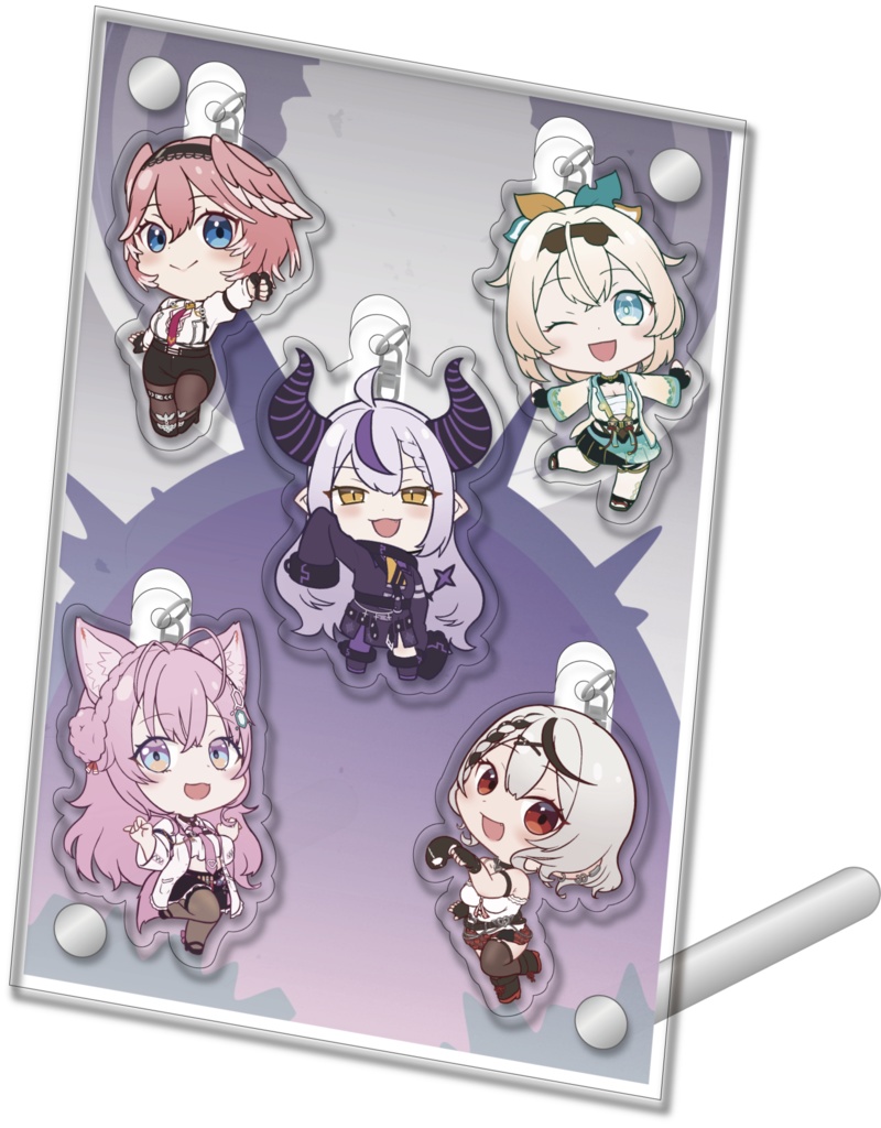 【非公式】holoXアクキースタンド