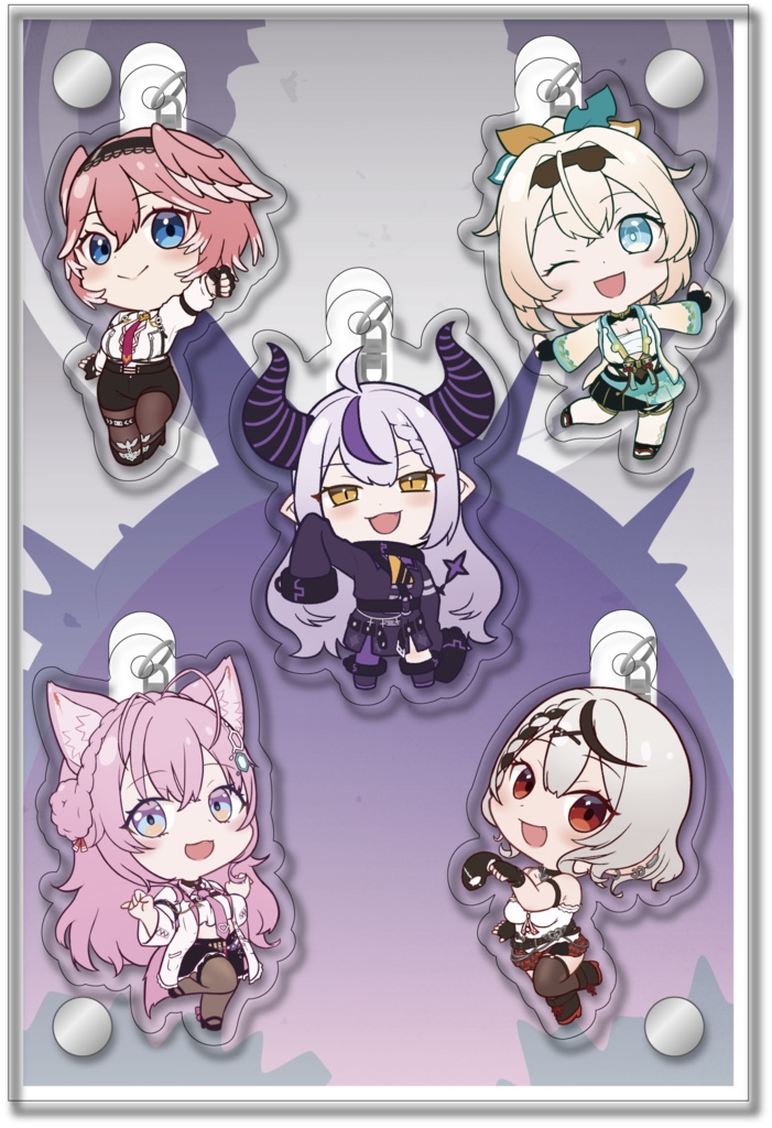 【非公式】holoXアクキースタンド