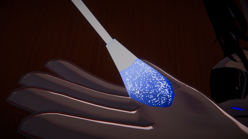 【3D accessory】-Crystal Snow Baton-