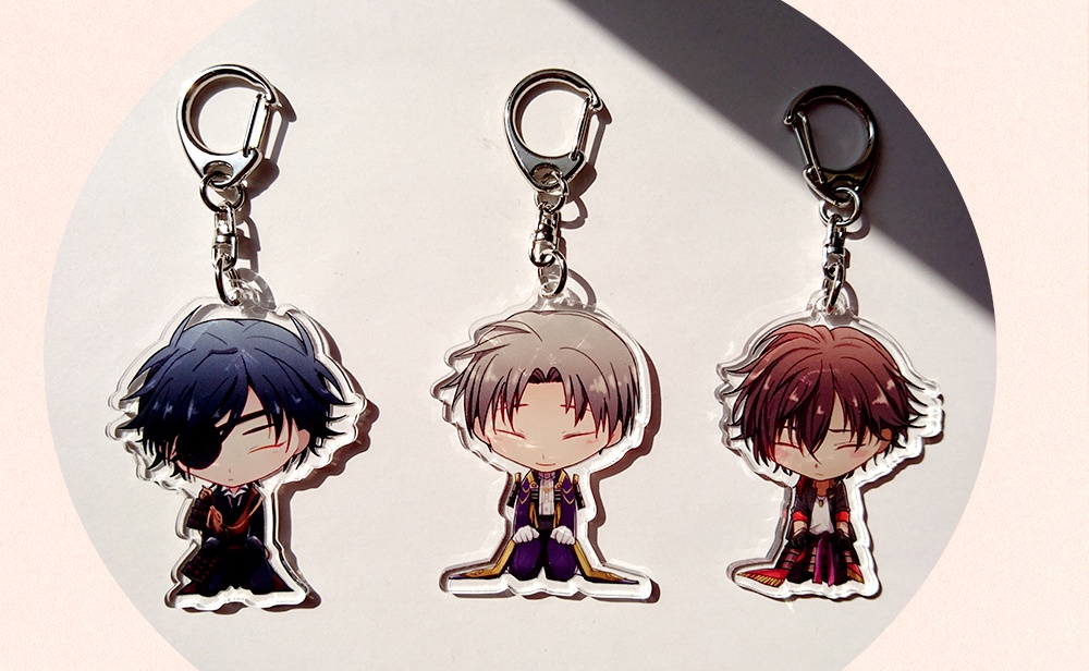 撫でられ刀剣男士アクキー