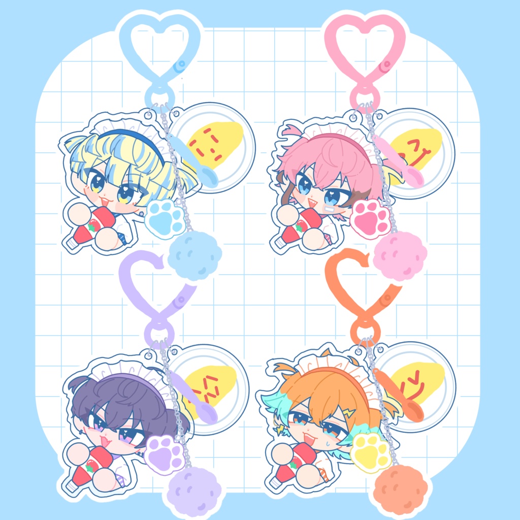 メイドアクリルキーホルダー