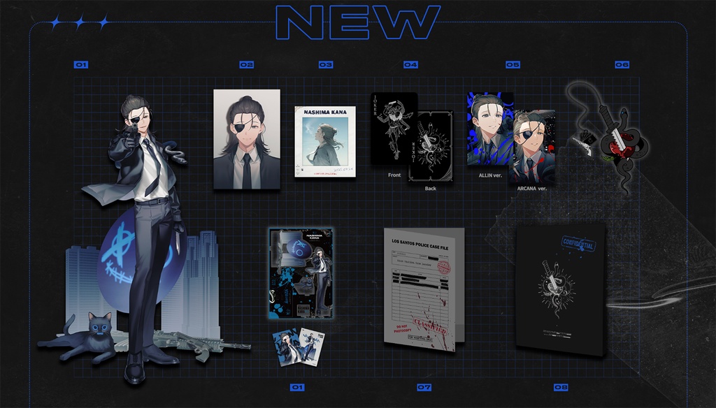 【非公式】無馬かな｜グッズセット