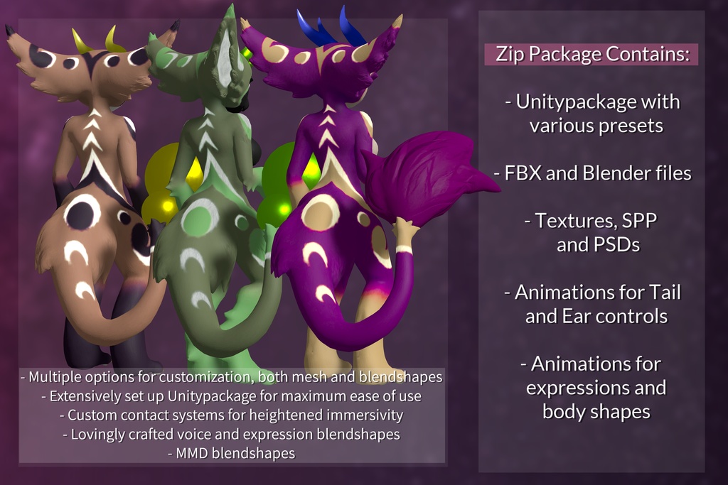 Kuda's Cheribrum - Model and VRC Avatar pack (1.5 ver Update!)