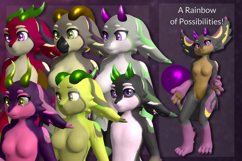 Kuda's Cheribrum - Model and VRC Avatar pack (1.5 ver Update!)