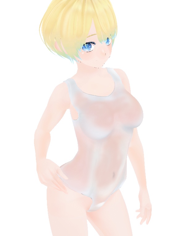 Vroid向け濡れ透けスク水