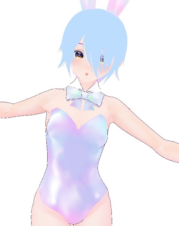 Vroid向けホログラムバニーガール