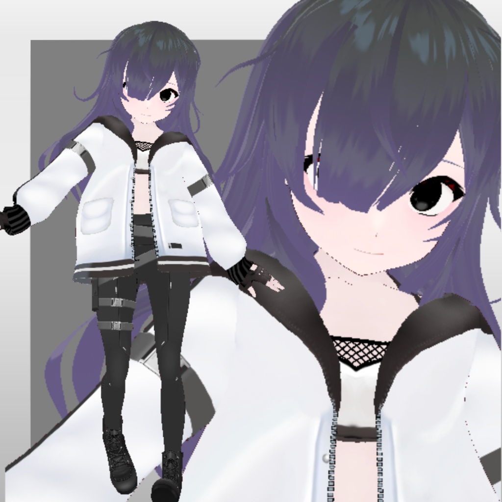 【Vroid向け】オーバージャケット